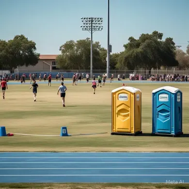 Fasilitas Toilet Portable di Lapangan Pajajaran